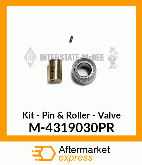 Kit - Pin & Roller - Valve M-4319030PR