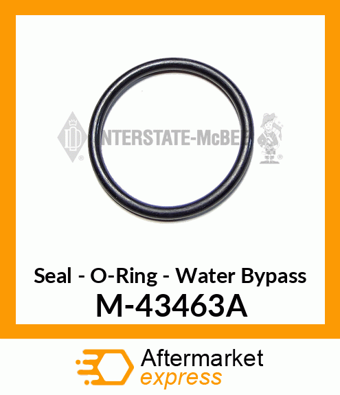 Seal - O-Ring - Water Bypass M-43463A