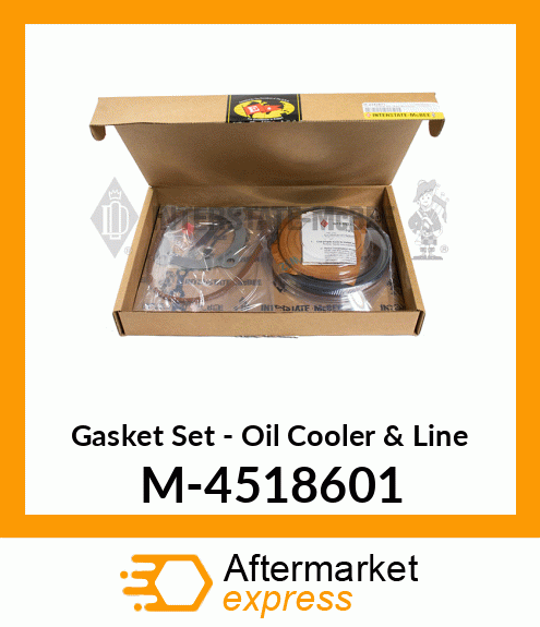 Gasket Set - Oil Cooler & Line M-4518601