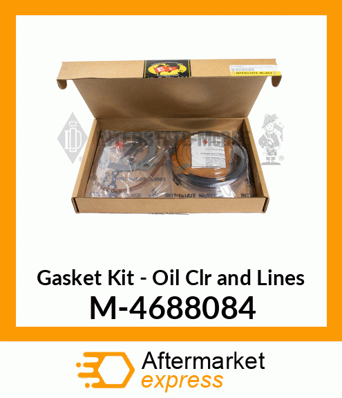 Gasket Set, Oil Cooler & Lines M-4688084