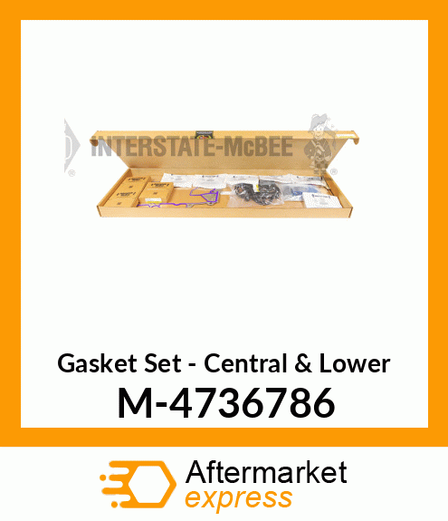 Gasket Set - Central & Lower M-4736786