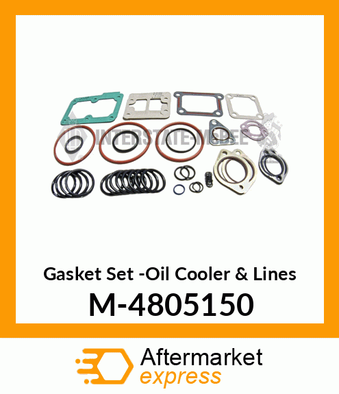 Gasket Set -Oil Cooler & Lines M-4805150