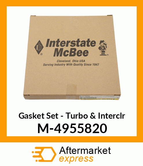 Gasket Set - Turbo & Interclr M-4955820