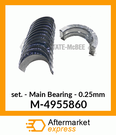 Set - Main Bearing - .010 M-4955860