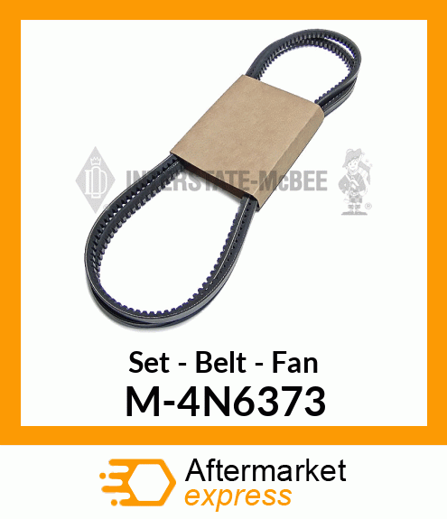 Set - Belt - Fan M-4N6373