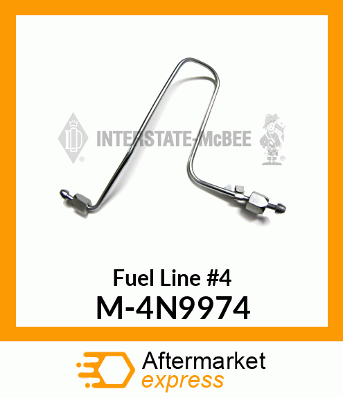 Fuel Line #4 M-4N9974