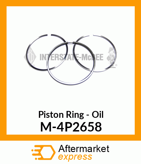 Ring - Piston - Oil M-4P2658