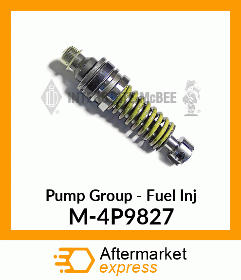 Pump Group - Fuel Inj M-4P9827