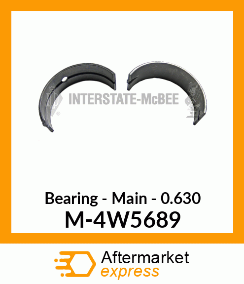 Bearing - Main - .63mm M-4W5689