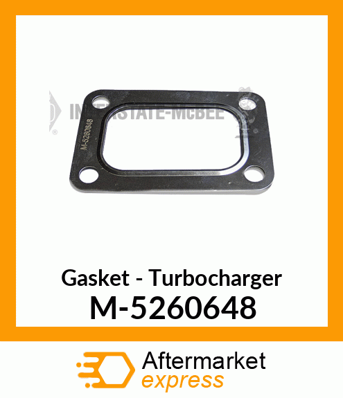 Gasket - Turbocharger M-5260648