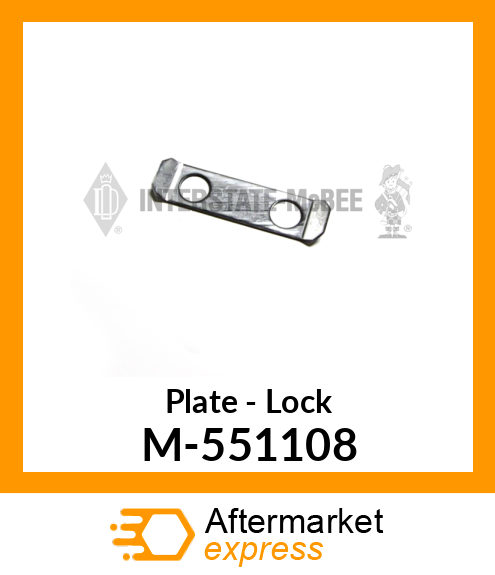 Plate - Lock M-551108