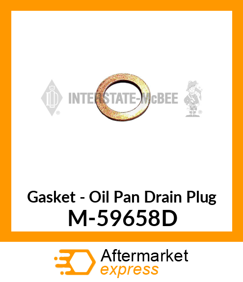 Gasket - Oil Pan Drain Plug M-59658D