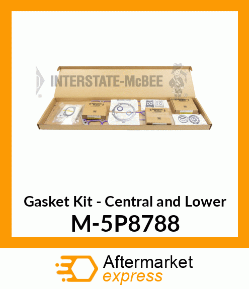 Gasket Set - Central & Lower M-5P8788