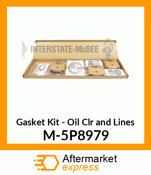 Gasket Set - Oil Cooler&Lines M-5P8979