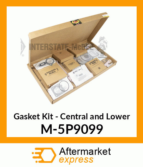 Gasket Set - Central & Lower M-5P9099