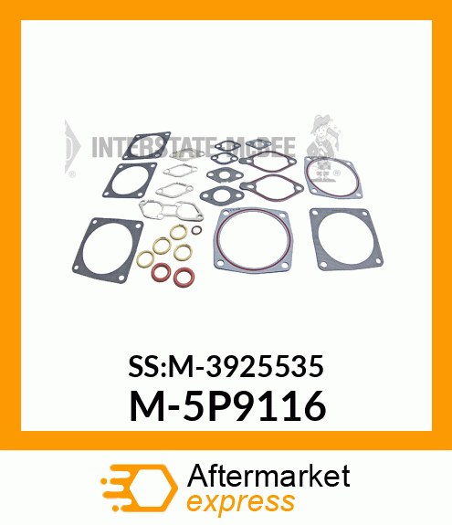 Gasket Set - Oil Cooler M-5P9116