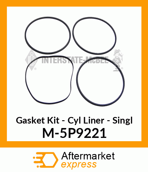 Gasket Set - Single CYL Liner M-5P9221