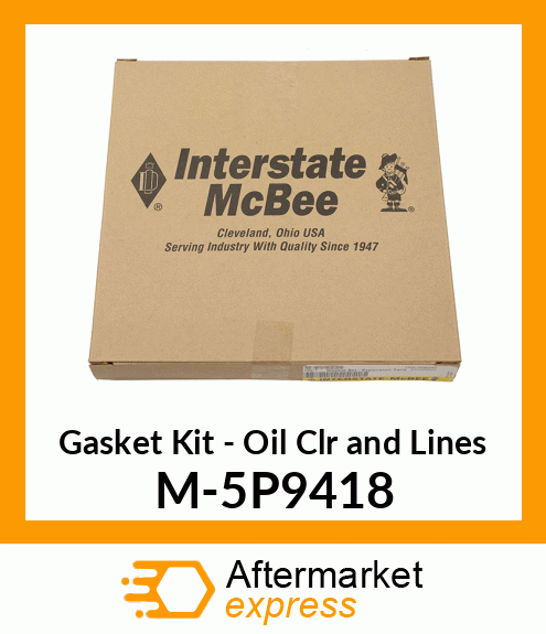 Gasket Set - Oil Cooler&Lines M-5P9418