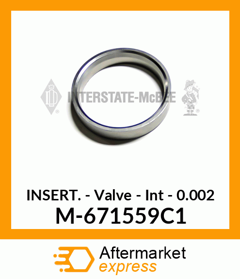 Insert - Valve - Int - .002 M-671559C1