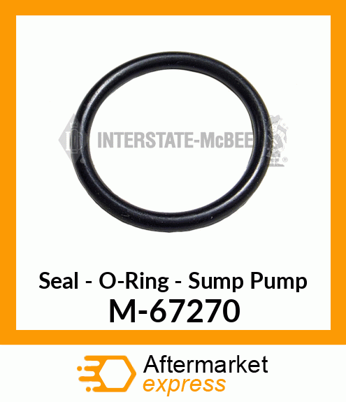 Seal - O-Ring - Sump Pump M-67270