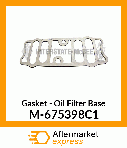 Gasket - Oil Filter Base M-675398C1