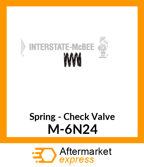 Spring - Check Valve M-6N24