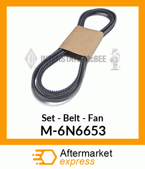 Set - Belt - Fan M-6N6653