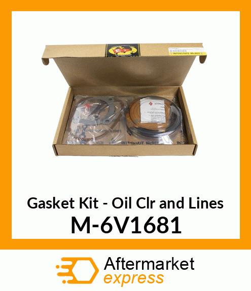 Gasket Set - Oil Cooler&Lines M-6V1681