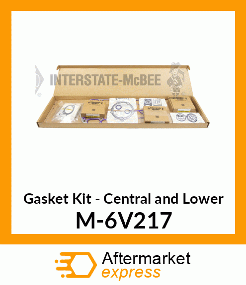 Gasket Set - Central & Lower M-6V217