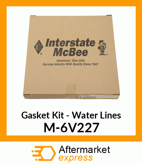 Gasket Set - Water Lines M-6V227