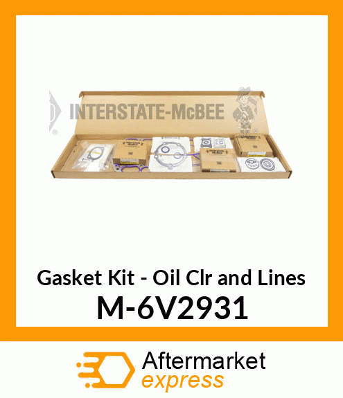 Gasket Set - Oil Cooler&Lines M-6V2931