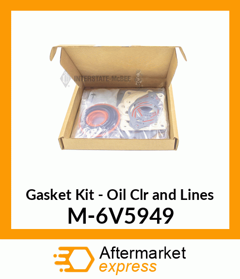 Gasket Set - Oil Cooler&Lines M-6V5949