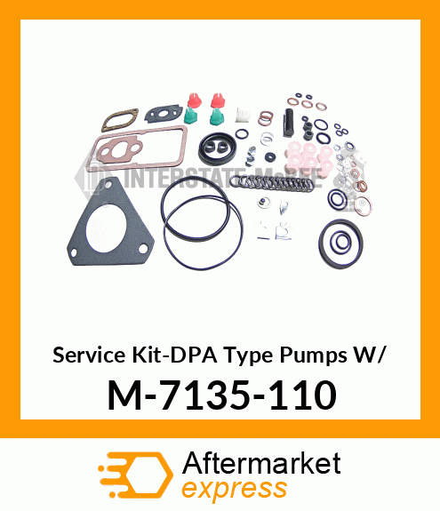 Service Kit-DPA Type Pumps W/ M-7135-110