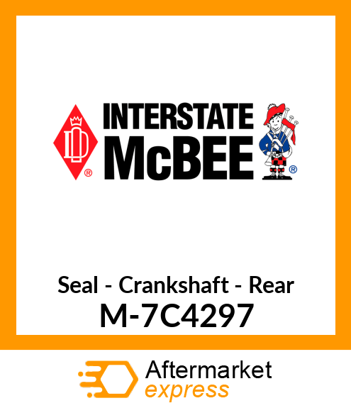 Seal - Crankshaft - Rear M-7C4297