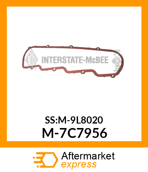 Spare part M-7C7956 + Gasket - Cover