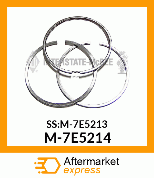 Spare part M-7E5214 + Ring Set,Std,3116