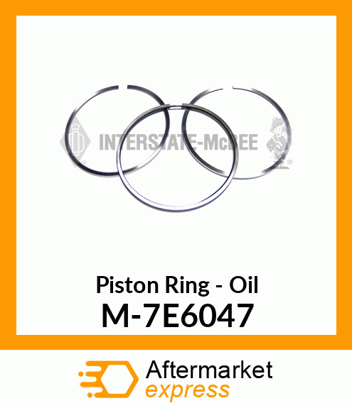 Ring - Piston - Oil M-7E6047