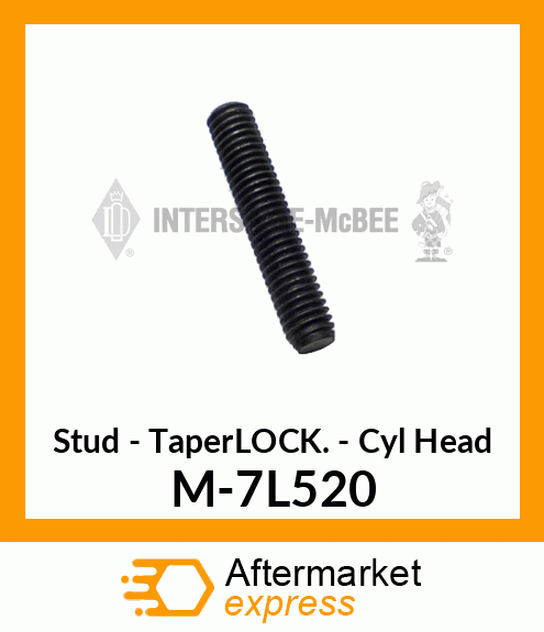 Stud - Taperlock - CYL Head M-7L520