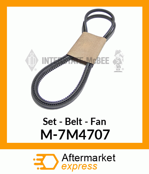 Set - Belt - Fan M-7M4707