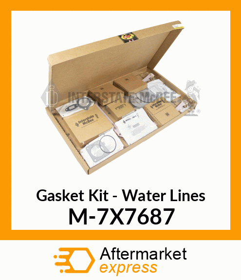 Gasket Set - Water Lines M-7X7687