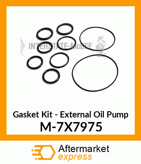 Gasket Set - External Oil Pump M-7X7975