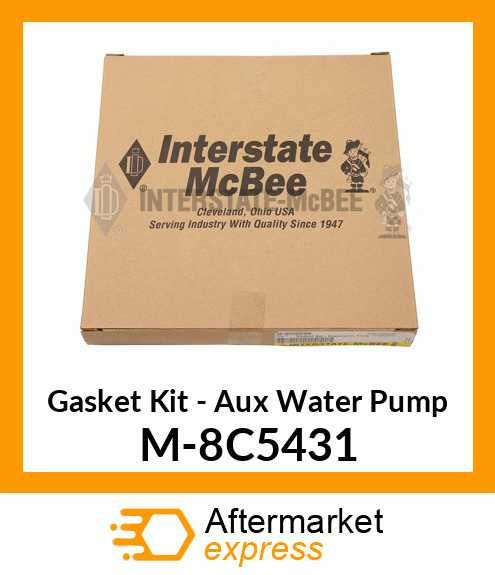 Gasket Set - Aux Water Pump M-8C5431