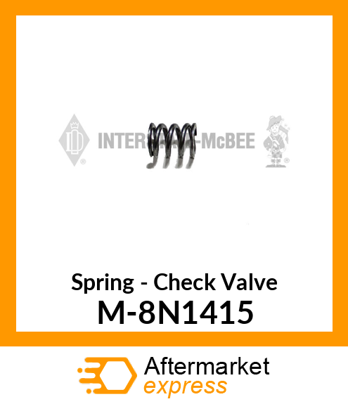 Spring - Check Valve M-8N1415