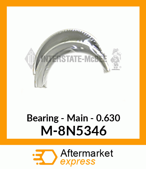 Bearing - Main - .63mm M-8N5346