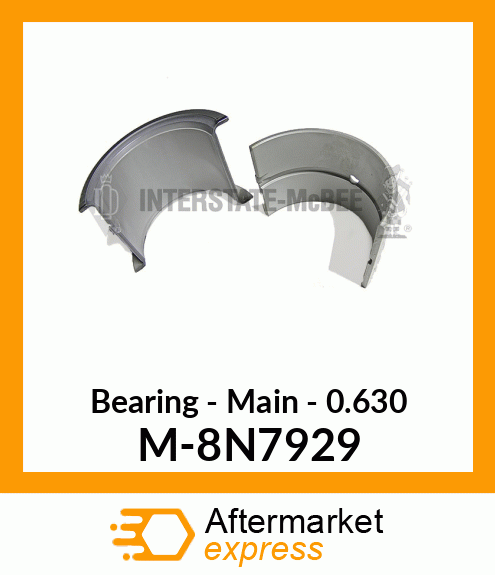 Bearing - Main - .63mm M-8N7929