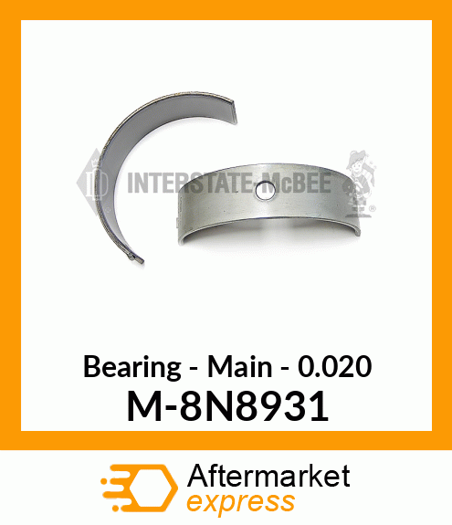 Bearing - Main - .020 M-8N8931