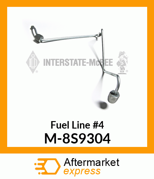 Fuel Line #4 M-8S9304