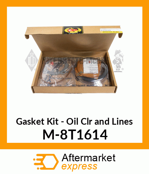 Gasket Set - Oil Cooler&Lines M-8T1614