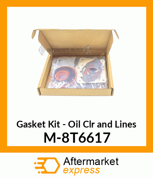 Gasket Set - Oil Cooler&Lines M-8T6617