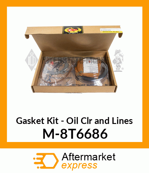 Gasket Set - Oil Cooler&Lines M-8T6686